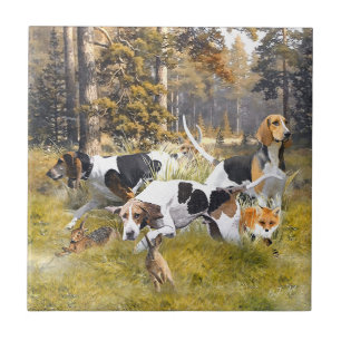 Azulejo De Cerâmica Foxhound