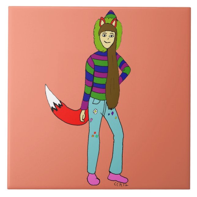 Azulejo De Cerâmica foxista (Frente)