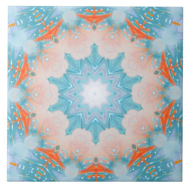 Azulejo De Cerâmica Fractal (Frente)