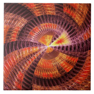 Azulejo De Cerâmica Fractal - Abstrato - A Constante