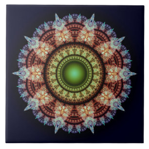 Azulejo De Cerâmica fractal oriental esplêndido ornamento