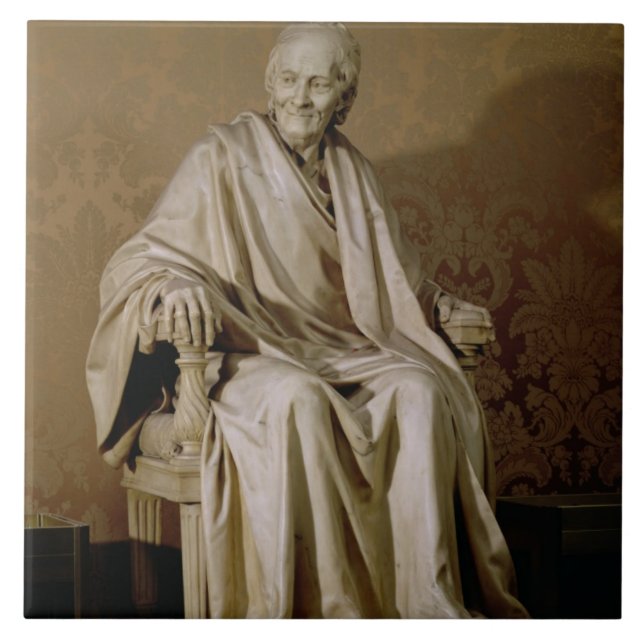 Azulejo De Cerâmica Francois-Marie Arouet Voltaire (1694-1778) 1781 (m (Frente)