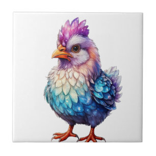 Azulejo De Cerâmica Frango Pequeno Brilhante