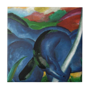 Azulejo De Cerâmica Franz marc blue design