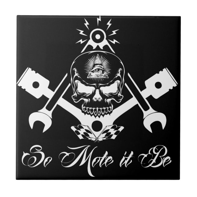 Azulejo De Cerâmica Freemason-Widows-Sons-Masonic-Hotrod-Logo-20160407 (Frente)