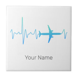 Azulejo De Cerâmica Frequência de Vintage do Piloto de pulsação de pul