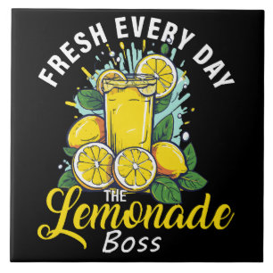 Azulejo De Cerâmica Fresco Todos os Dias O Chefe da Limonada