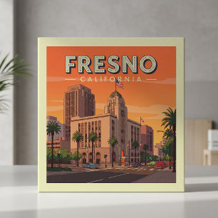 Azulejo De Cerâmica Fresno Califórnia Antiga