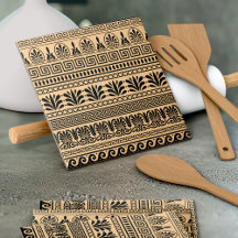 Frete Grego, Padrão Mediterrânico, Castanho