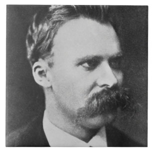 Azulejo De Cerâmica Friedrich Wilhelm Nietzsche (1844-1900) 1873 (b/w