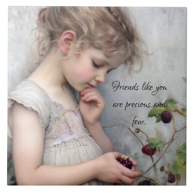 Azulejo De Cerâmica FRIENDS n RASPBERRIES TILE (Frente)