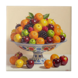 Azulejo De Cerâmica „Frische Vielfalt – Die Kraft des Obstes“