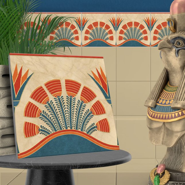 Azulejo De Cerâmica Fronteira Egípcia Art Deco (Criador carregado)