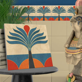 Azulejo De Cerâmica Fronteira Egípcia Art Deco