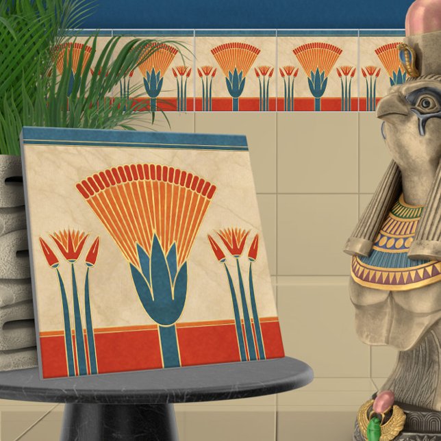 Azulejo De Cerâmica Fronteira Egípcia Art Deco (Criador carregado)