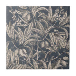 Azulejo De Cerâmica Fruta Vintage e Floral I