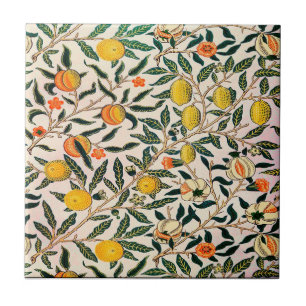 Azulejo De Cerâmica Fruta William Morris Azulejo cerâmica