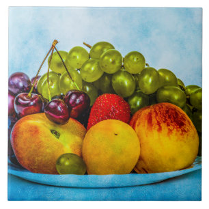 Azulejo De Cerâmica frutas de Verão