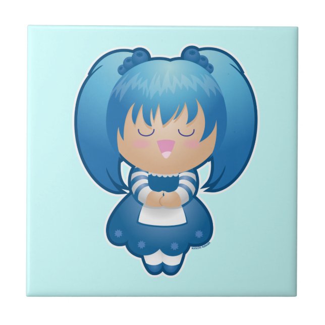 Azulejo De Cerâmica Frutas do espírito: Fidelidade (Frente)