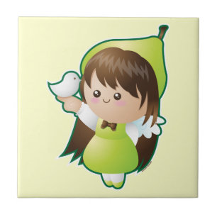 Azulejo De Cerâmica Frutas do espírito: Paz