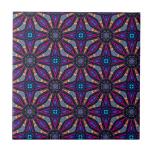 Azulejo De Cerâmica Fuchsia Stargazer