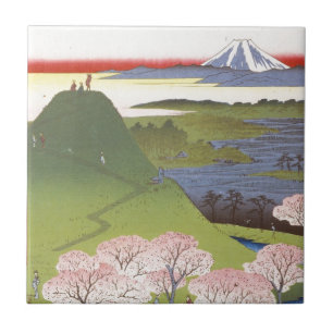 Azulejo De Cerâmica "Fuji novo" Hiroshige
