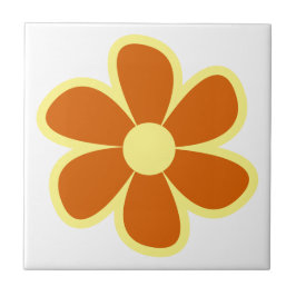 Azulejo De Cerâmica Fun Funky 60s 70s Retro Flower Ceramic Tile