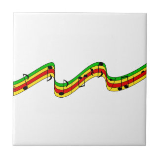 Azulejo De Cerâmica Funcionarios da música de Rasta