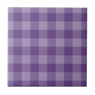 Azulejo De Cerâmica Fundo checkered violeta