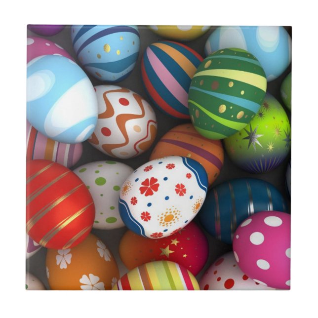 Azulejo De Cerâmica Fundo da páscoa (Frente)