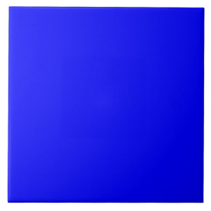 Azulejo De Cerâmica Fundo de Cor de Tendência Sólida Azul Brilhante