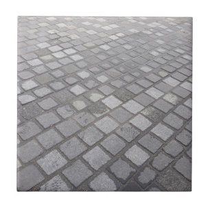 Azulejo De Cerâmica Fundo de pavimentação quadrado cinzento