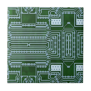 Azulejo De Cerâmica Fundo de Placa de Circuito