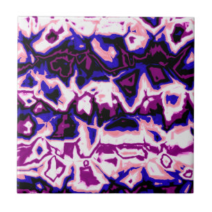 Azulejo De Cerâmica Funky Boho Retro Estrias Marmoreadas Orgulho de Ge