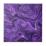 Azulejo De Cerâmica Funky Groovy Na moda Purple Curves Marble 6-6<br><div class="desc">Está querendo ser um pouco diferente e original? Este moderno azulejo cerâmico roxo, roxo, roxo, de impressão, é exatamente o que você precisa. Disponível em dois tamanhos 4, 25 x 4, 25 e 6 x 6 polegadas. Por favor, note que este é um impressão de cor plana e não é...</div>