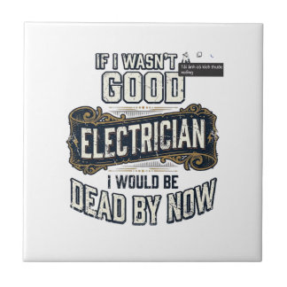 Azulejo De Cerâmica Funny Electrician Vintage Engraving Quote Design