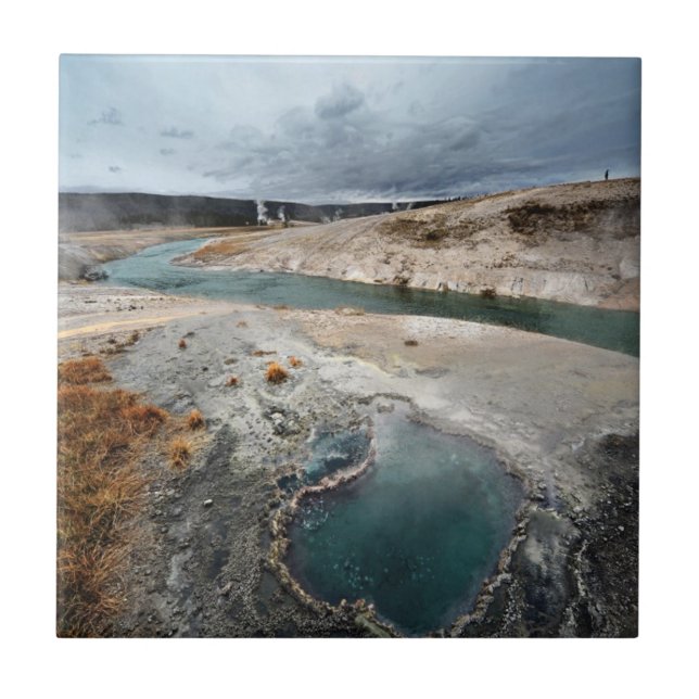 Azulejo De Cerâmica Furo azul (Frente)