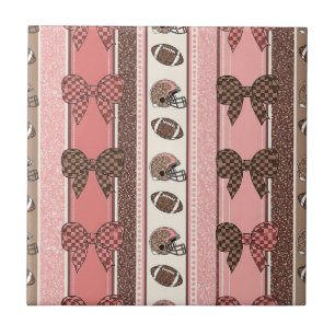 Azulejo De Cerâmica Fútbol Coquette Arco Iris Estampa de Leopardo (2)