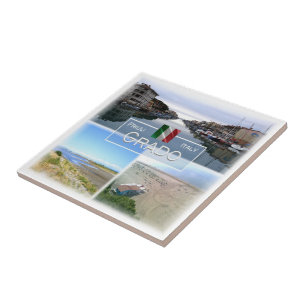 Azulejo De Cerâmica FVG031 GRADO, Mosaico, Itália,