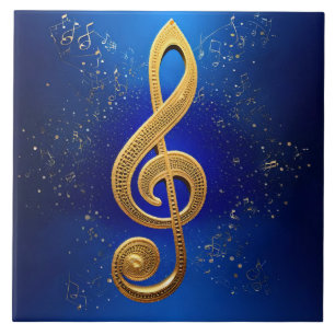 Azulejo De Cerâmica G-Clef