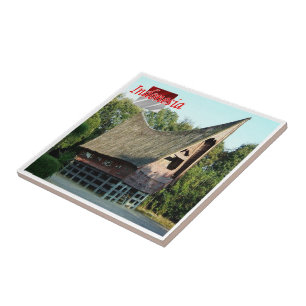 Azulejo De Cerâmica Gabinete do zID008 BATAK TOBA, Indonésia, Ásia,