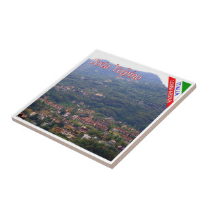 Azulejo De Cerâmica GAL002 COSTA VOLPINO, lago Iseo, Itália,