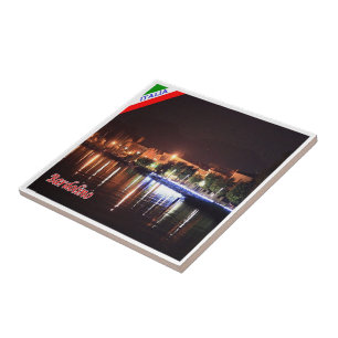 Azulejo De Cerâmica GAL007 BARDOLINO, Lago Garda, Itália,