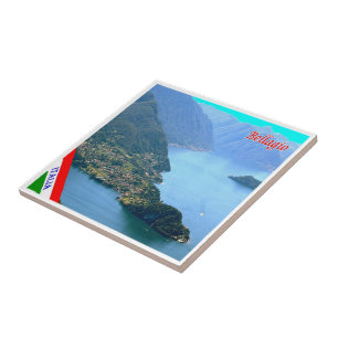 Azulejo De Cerâmica GAL016 BELLAGIO, Lago Como, Itália,