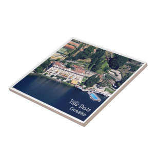 Azulejo De Cerâmica GAL025 CERNOBBIO, Lago Como, Itália,