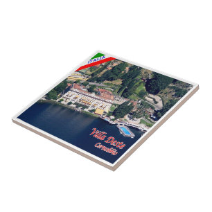 Azulejo De Cerâmica GAL027 CERNOBBIO, Lago Como, Itália,