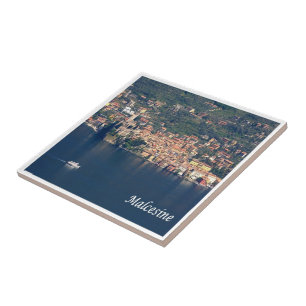 Azulejo De Cerâmica GAL083 MALCESINE, Lago Garda, Itália,