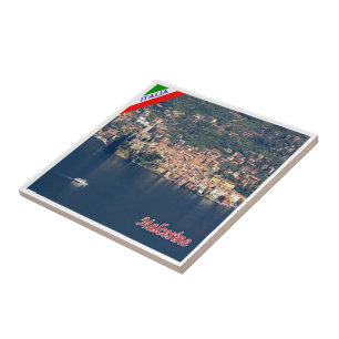 Azulejo De Cerâmica GAL084 MALCESINE, Lago Garda, Itália,