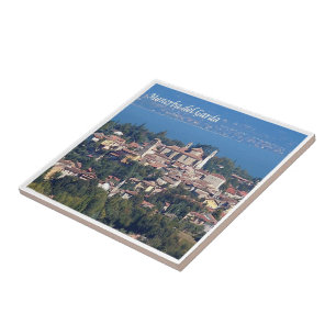 Azulejo De Cerâmica GAL086 MANERBA del GARDA, Itália,