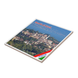 Azulejo De Cerâmica GAL087 MANERBA del GARDA, Itália,